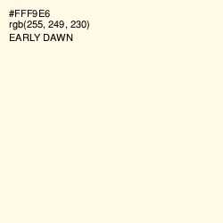 #FFF9E6 - Early Dawn Color Image